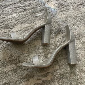 Sparkles high chunk straps heels